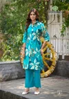 Flower Velly Vol 2 By Vaniska Aline Cut Kurti With Bottom Wholesale Suppliers In Mumbai